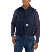 Carhartt FR Duck Sherpa Lined Vest in Navy